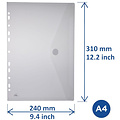 HF2 Pochette enveloppe HF2 A4 240x310mm 11 perf PP blanc