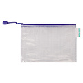 Tarifold Pochette rangement Tarifold avec zip 235x165mm PVC bleu