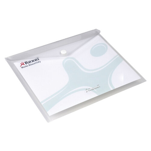 Rexel Pochette enveloppe Rexel Ice A5 transparent