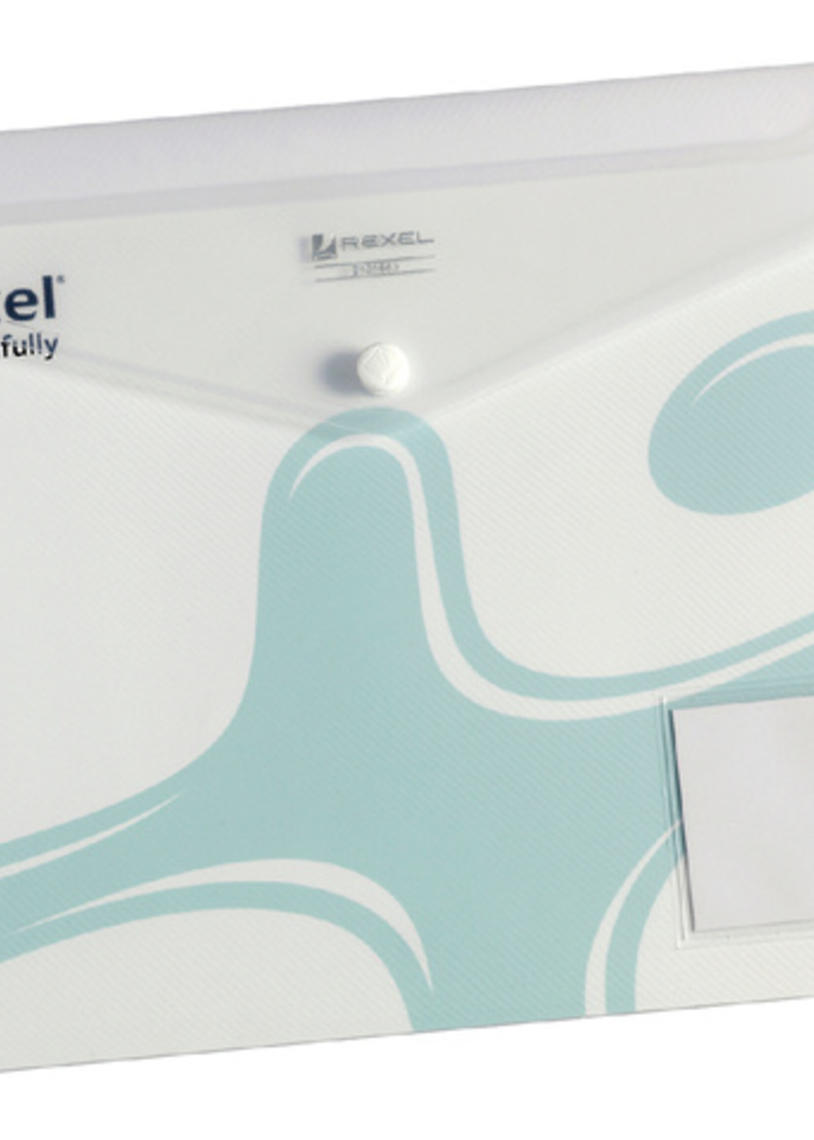 Rexel Enveloptas Rexel ice A4 + visitekaart transparant