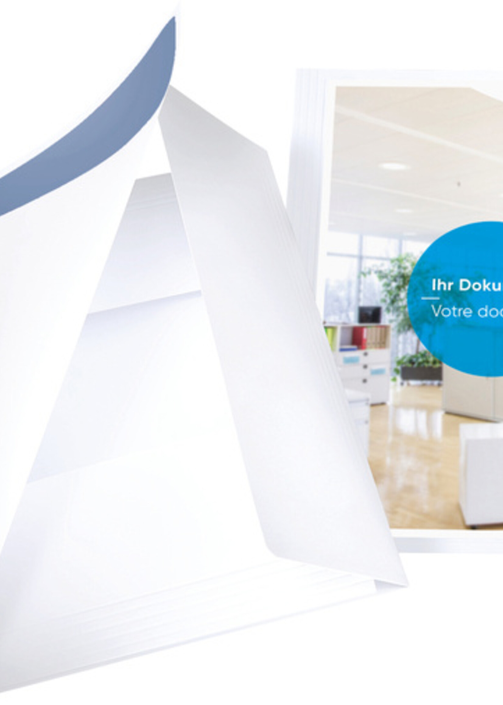 Biella Offertemap Pearl 2 A4 met insteektas 3 kleppen wit