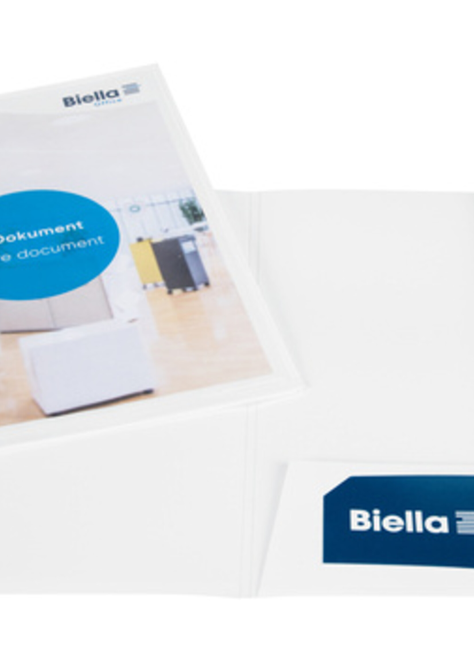 Biella Offertemap Pearl 2 A4 met insteektas 3 kleppen wit