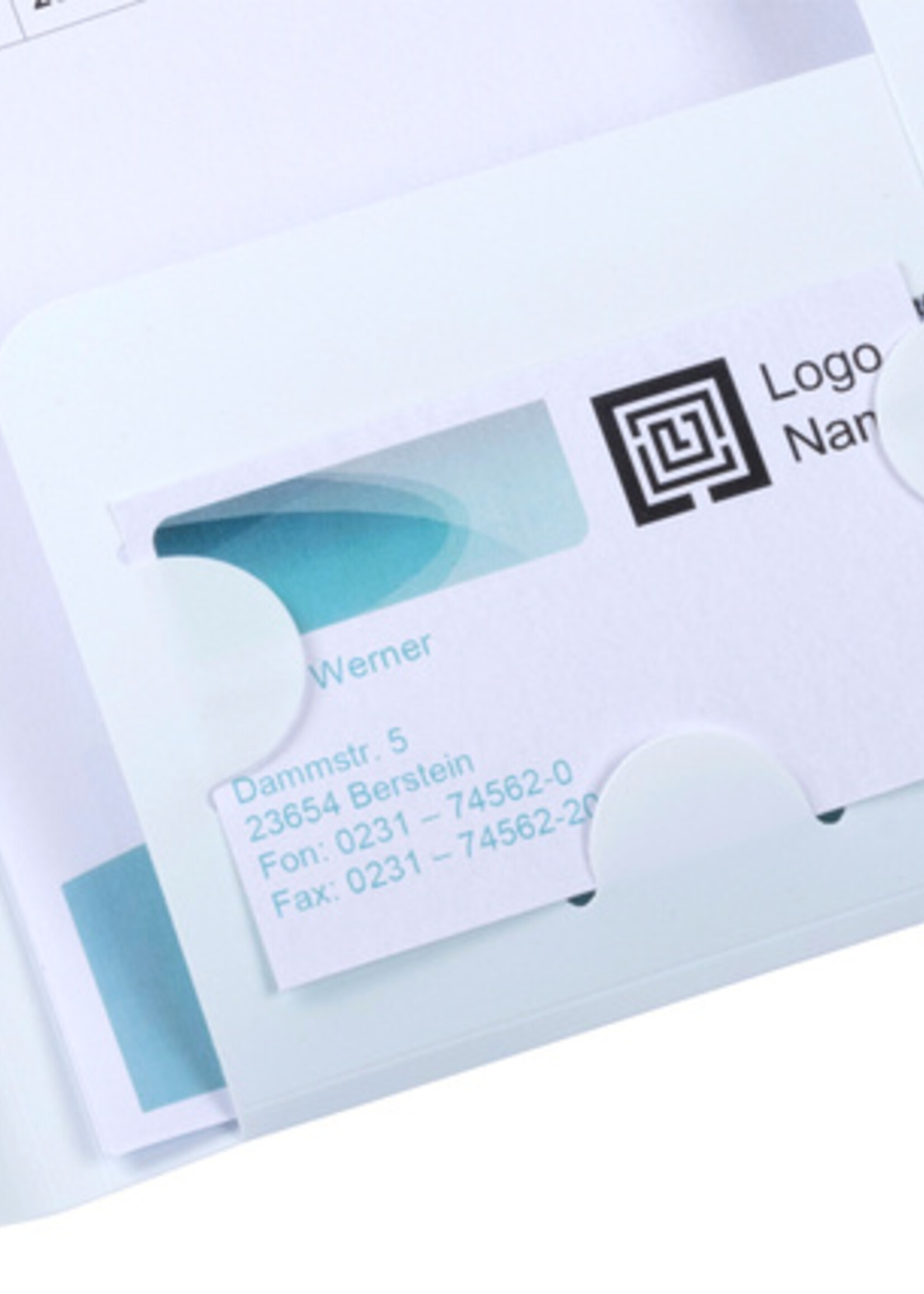 Oxford Offertemap Oxford A4 met insteektas 2 kleppen 0.5mm PP wit