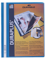Durable Snelhechtmap Durable Duraplus A4 blauw