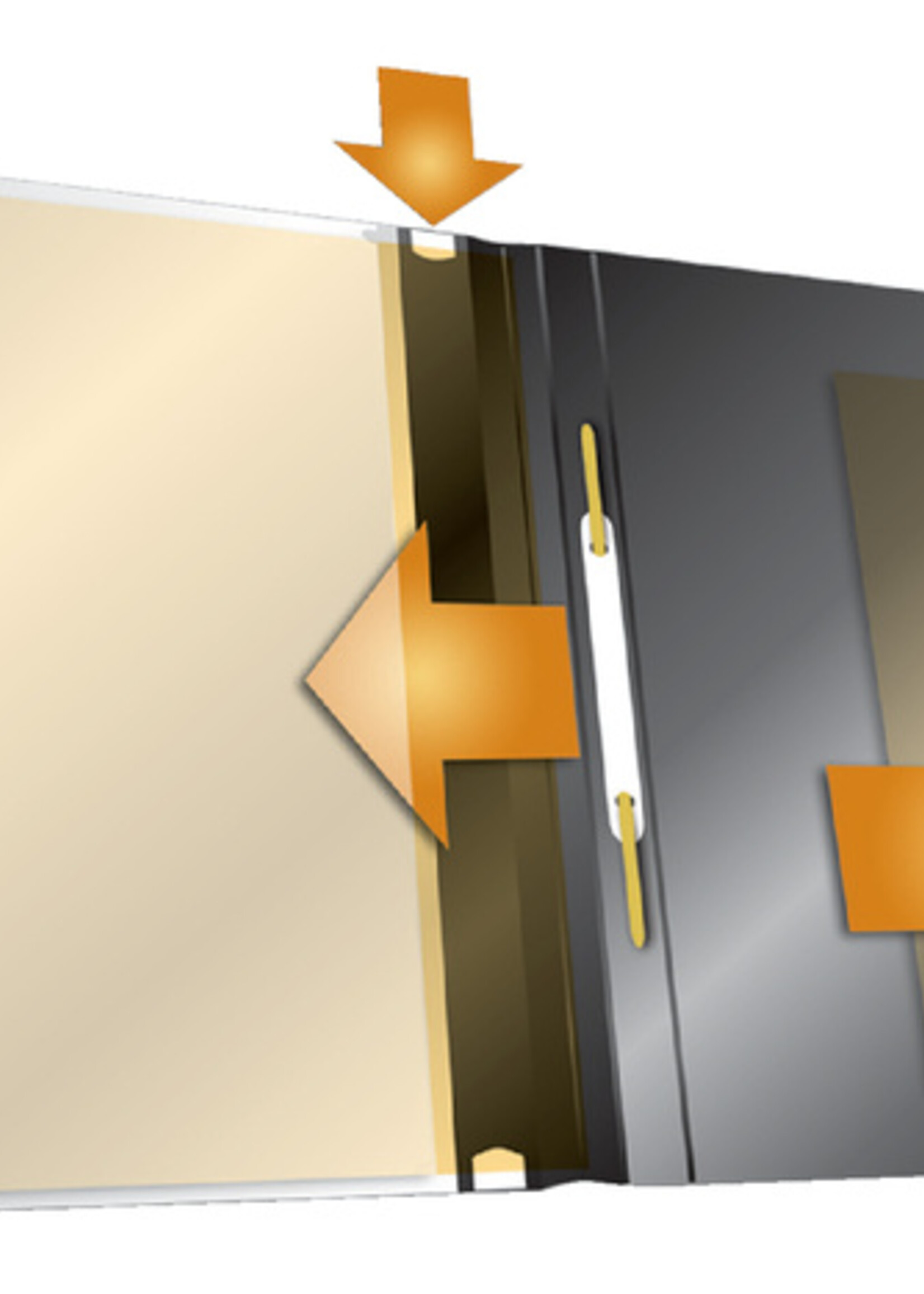 Durable Chemise à lamelle Durable Duraplus 2579 blanc