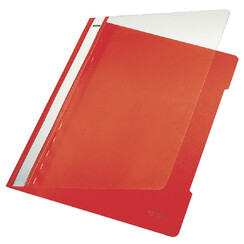 Snelhechter Leitz standaard A4 PVC rood