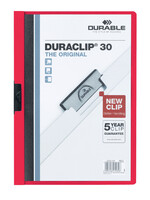 Durable Klemmap Durable Duraclip A4 3mm 30 vellen rood