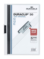 Durable Klemmap Durable Duraclip A4 3mm 30 vellen wit