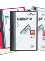 Durable Klemmap Durable Duraclip A4 3mm 30 vellen assorti