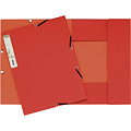 Exacompta Elastomap Exacompta Forever A4 3 kleppen 380gr rood