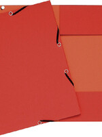 Exacompta Elastomap Exacompta Forever A4 3 kleppen 380gr rood