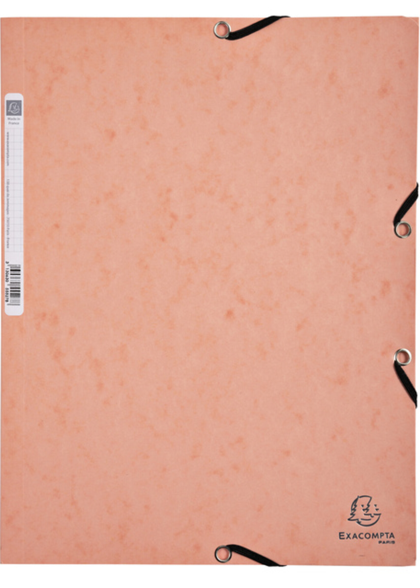 Exacompta Elastomap Exacompta Aquarel A4 3 kleppen 400gr glanskarton assorti