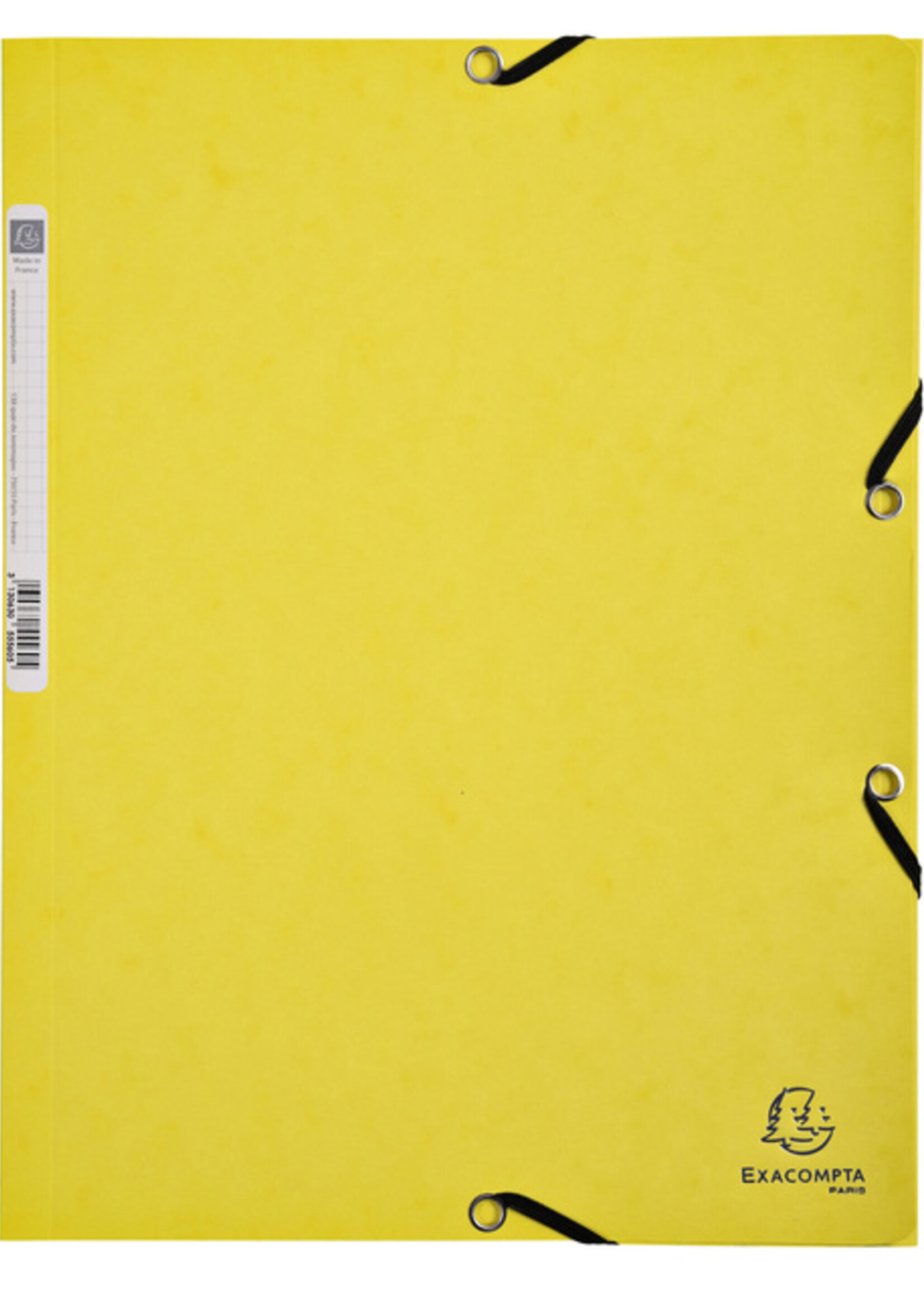 Exacompta Elastomap Exacompta Aquarel A4 3 kleppen 400gr glanskarton assorti