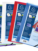 Exacompta Chemise à élastique Exacompta Kreacover 3 rabats A4 PP assorti