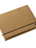 Multo Elastobox Multo Kraft Line A4 3 kleppen 850gr bruin