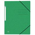 Oxford Elastomap Oxford Top File+ A4 3 kleppen 390gr groen