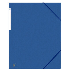 Chemise à élastique Oxford Top File+ A3 bleu