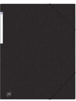 Oxford Elastomap Oxford Top File+ A3 3 kleppen 390gr zwart