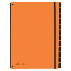 Trieur Pagna Trend A4 12 intercalaires orange