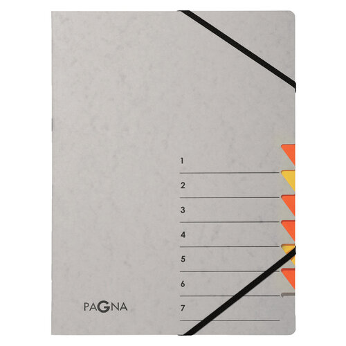 PAGNA Trieur Pagna Easy A4 7 intercalaires jaune/orange
