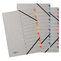 PAGNA Sorteermap Pagna Easy A4 12 tabs oranje/geel