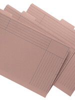 Jalema Sorteermap Jalema folio 5 vakken met tabs 300gr chamois