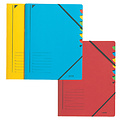 Leitz Sorteermap Leitz 7 tabbladen karton blauw