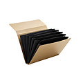 Multo Sorteermap Multo Kraft Line A4 7 vakken 850gr bruin