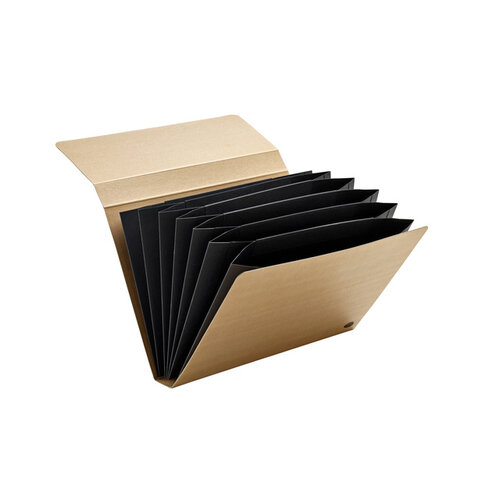 Multo Sorteermap Multo Kraft Line A4 7 vakken 850gr bruin