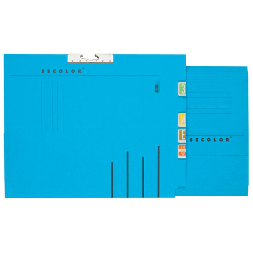 Secolor Verzamelmap Secolor A4 lateraal blauw