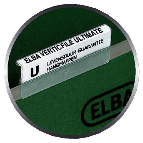 Elba Bande étiquettes pour cavaliers Elba Verticfile 65mm blanc