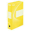 Esselte Boîte à archives Esselte Boxy 80mm jaune