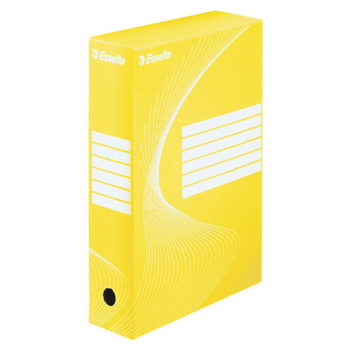 Esselte Boîte à archives Esselte Boxy 80mm jaune