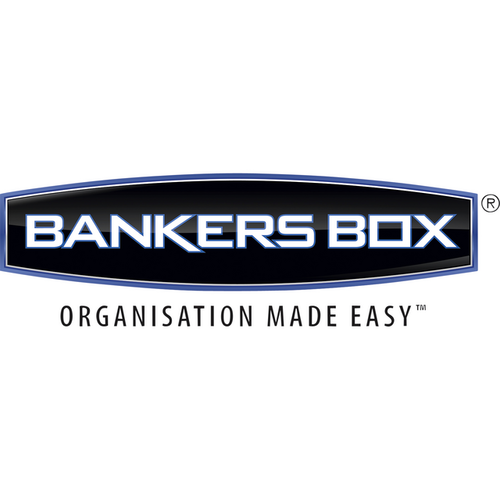 Bankers Box Boîte à archives Bankers Box System A4 100mm blanc-bleu