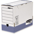 Bankers Box Archiefdoos Bankers Box System A4 150mm wit blauw
