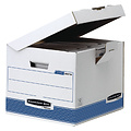 Bankers Box Archiefdoos Bankers Box System flip top kubus wit blauw