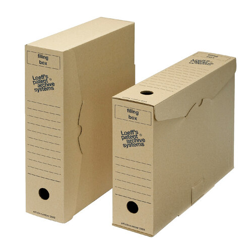 Loeff's Archiefdoos Loeff's Filing Box 3003 folio 345x250x80mm karton