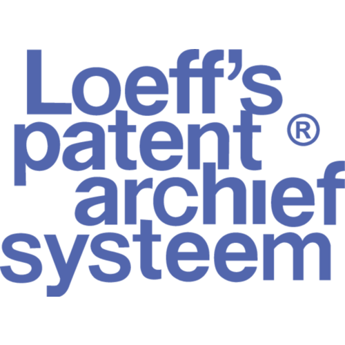 Loeff's Archieflabel Loeff's karton groen