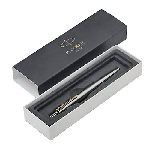 Parker Balpen Parker Jotter stainless steel GT medium