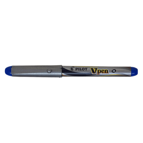 Pilot Vulpen Pilot V-pen zilver blauw