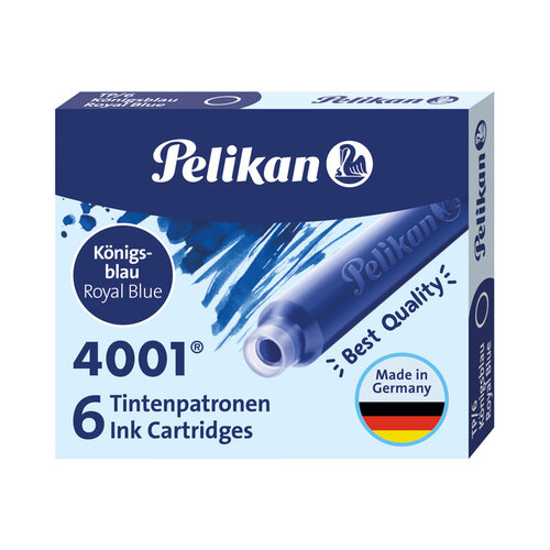 Pelikan Cartouche d’encre Pelikan 4001 bleu roi