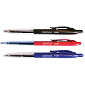 Quantore Stylo Bille Stick Quantore rétractable Medium Bleu