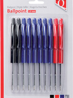 Quantore Stylo bille Stick Quantore rétractable assorti