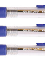 Quantore Stylo Bille Grip Quantore rétractable Medium bleu