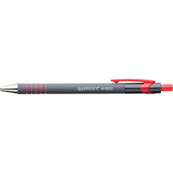 Stylo Bille Grip Caoutch Quantore rétractable Medium rouge