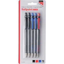 Stylo bille Grip Quantore rétractable assorti