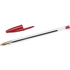 Stylo bille BIC Cristal Medium Rouge