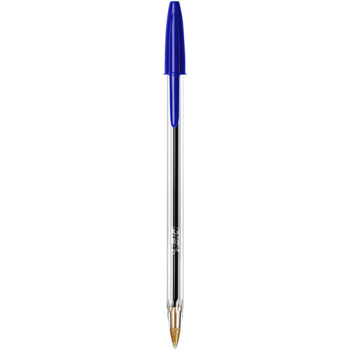 Bic Balpen Bic Cristal blauw medium zakje à 8+2 gratis