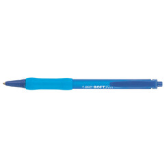 Balpen Bic Soft Feel Clic Grip blauw medium