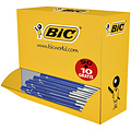 Bic Balpen Bic M10 blauw medium doos 90+10 gratis